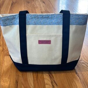 Vineyard Vines Classic Canvas Tote- Salt, Lime and Margaritas